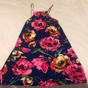 Spaghetti strap floral dress